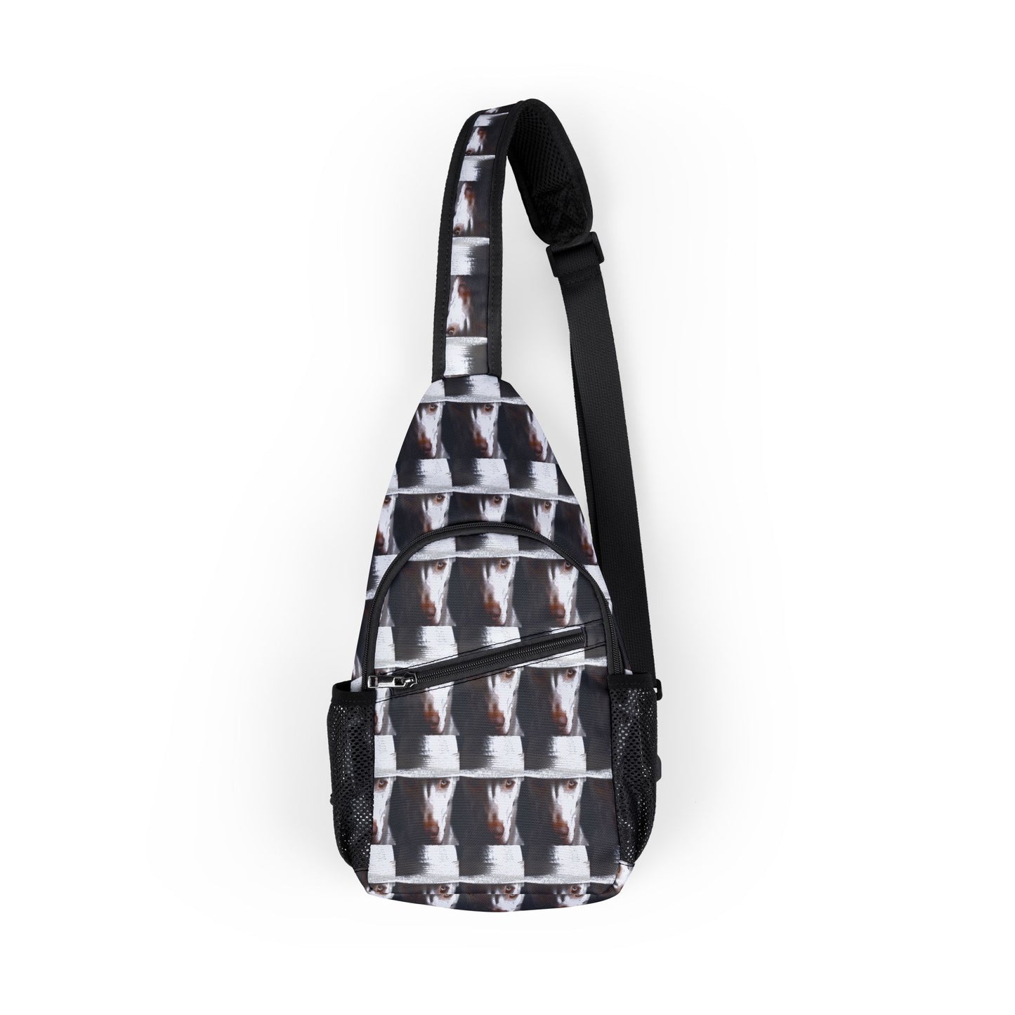 Sleek Doberman 3 Pattern Chest Bag — Minimalist Sling Pack