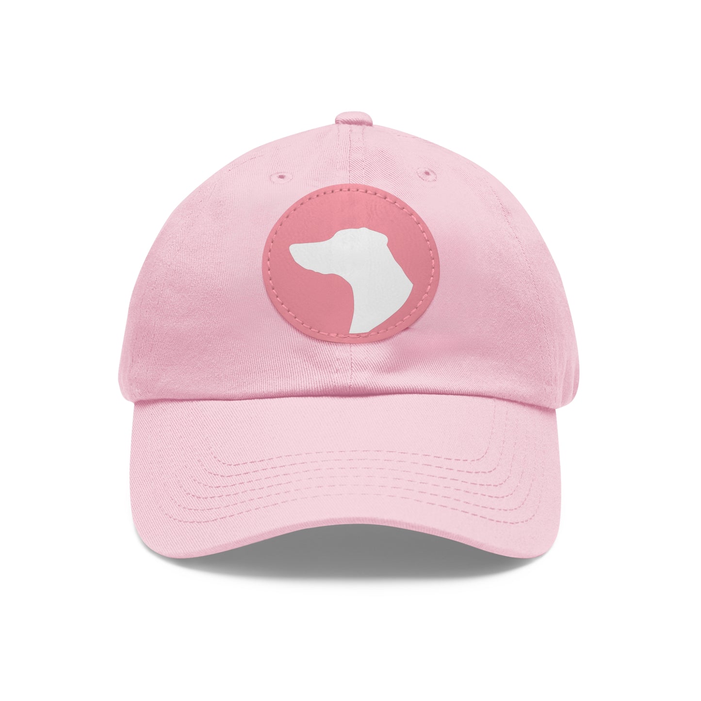 N 1 Dad Hat with Leather Patch (Round)