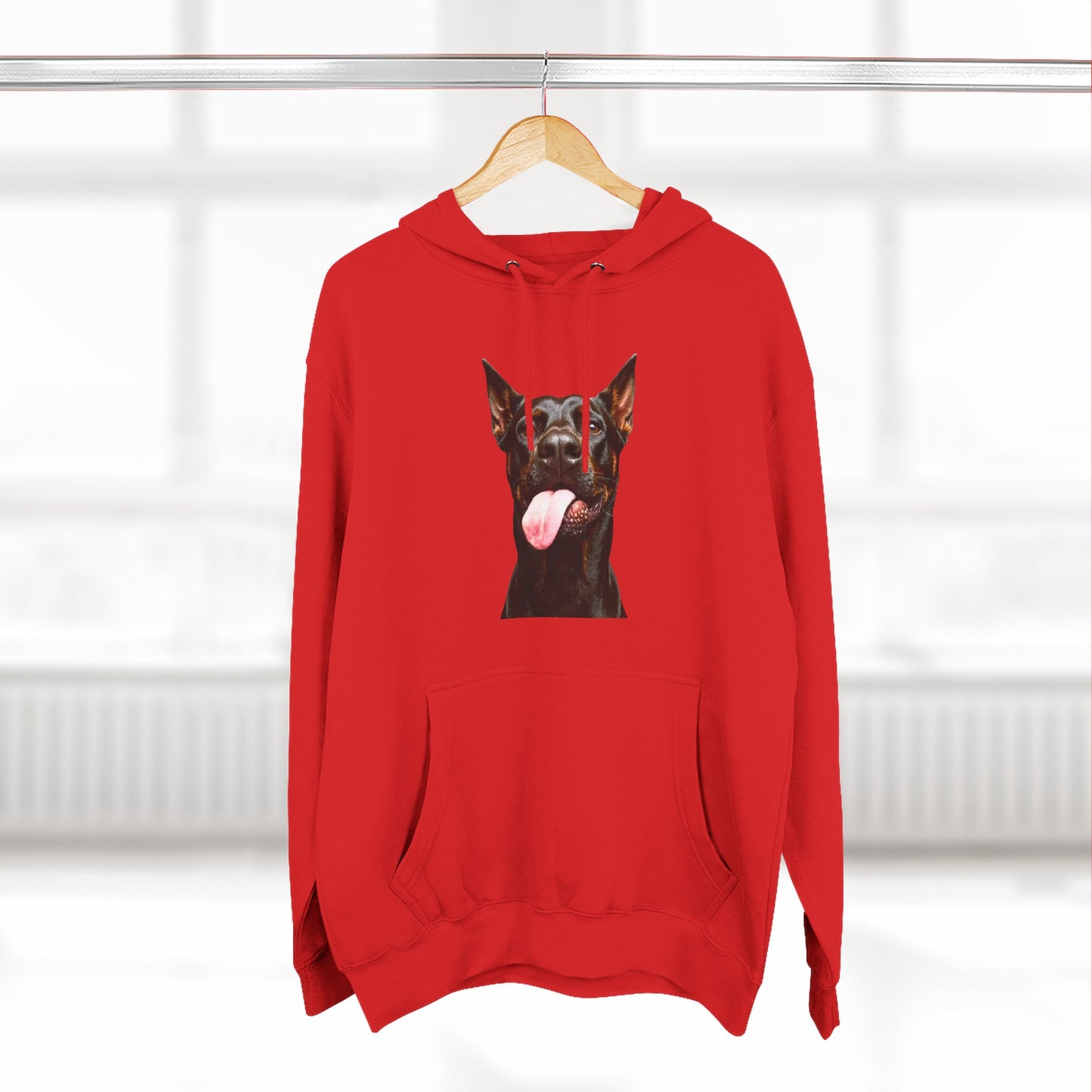 Tongue 1 Three-Panel Fleece Hoodie
