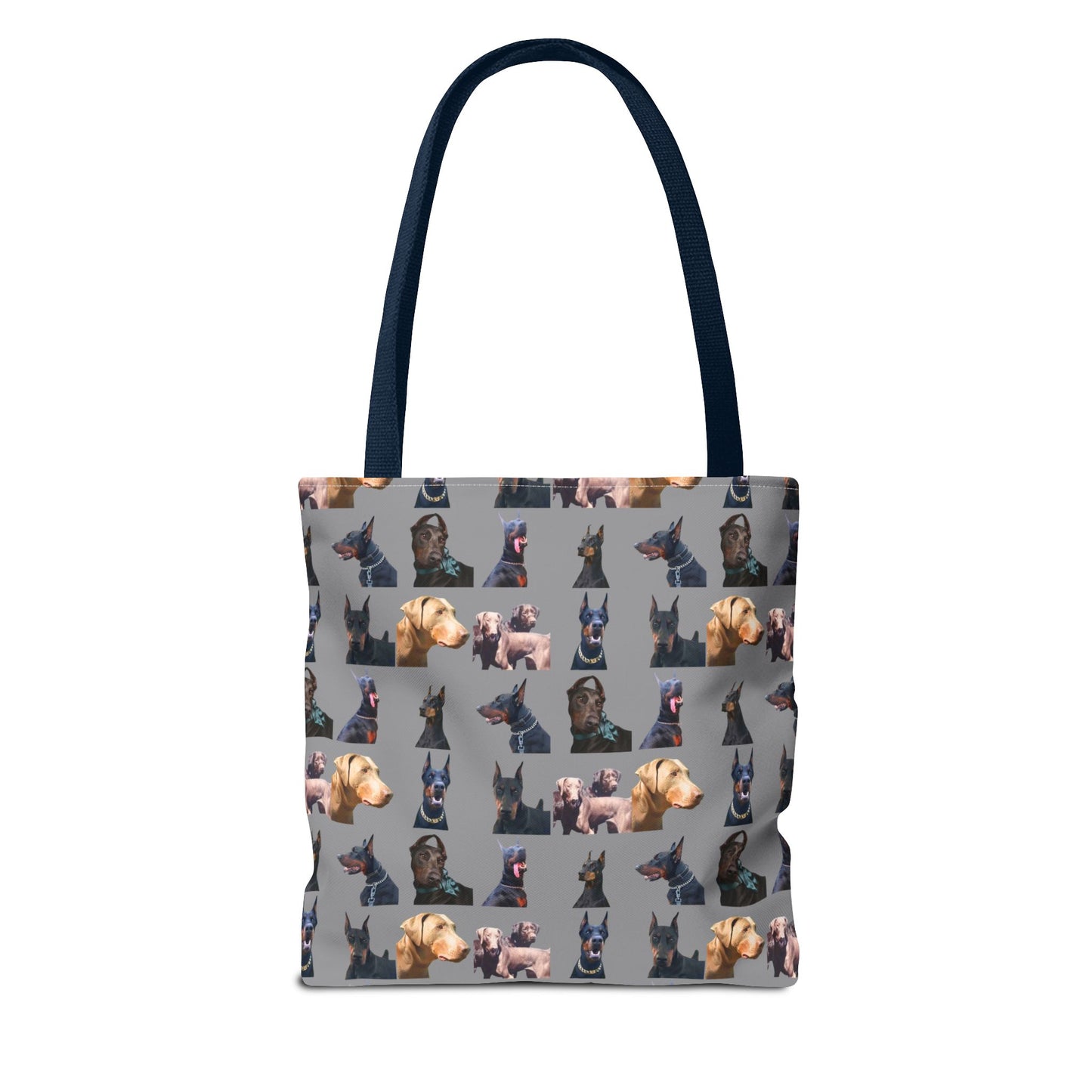 Edition 8 Doberman Model Pattern Gray Tote Bag