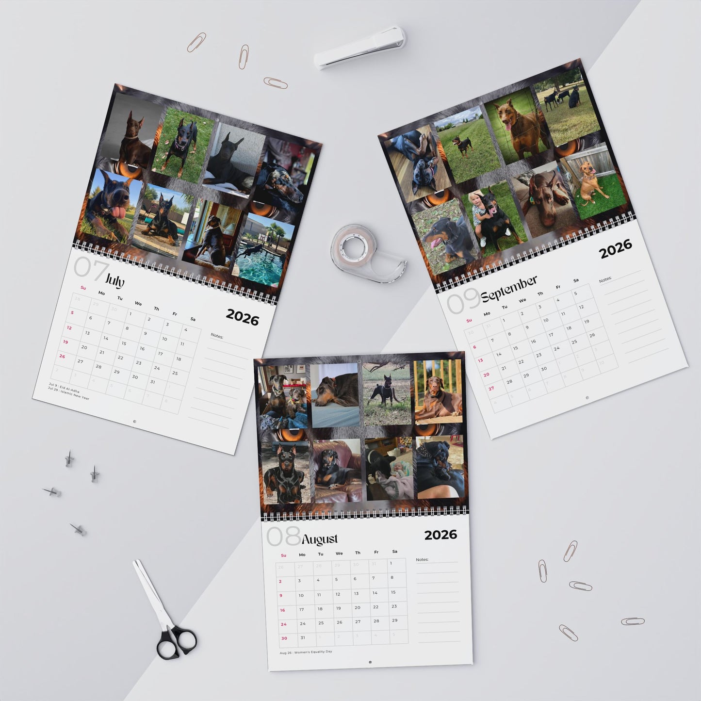 Edition 18 2026 Doberman Calendars