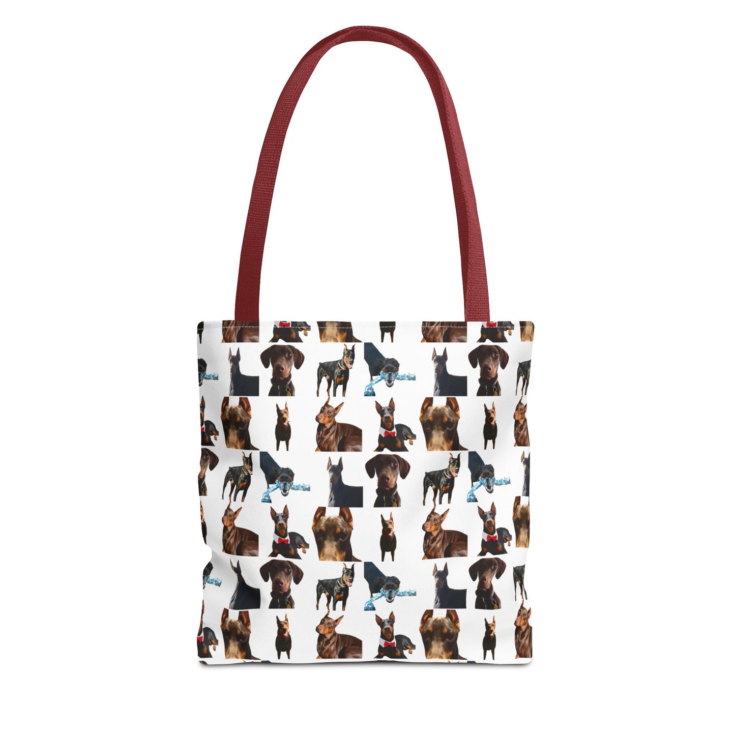 Edition 1 Doberman Model Pattern White Tote Bag