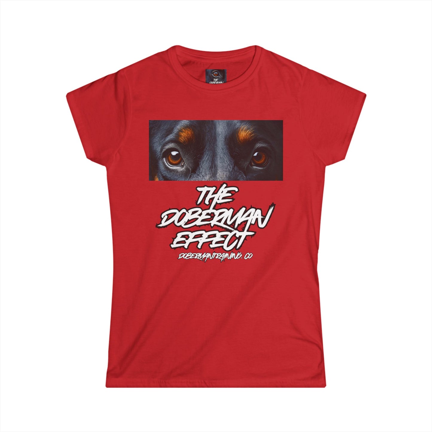 Doberman effect 2 Women's Softstyle Tee