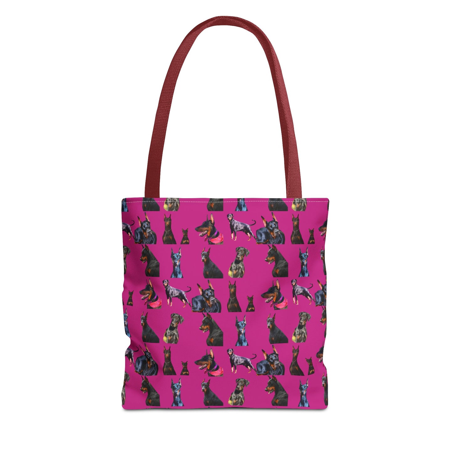 Edition 7 Doberman Model Pattern Pink Tote Bag
