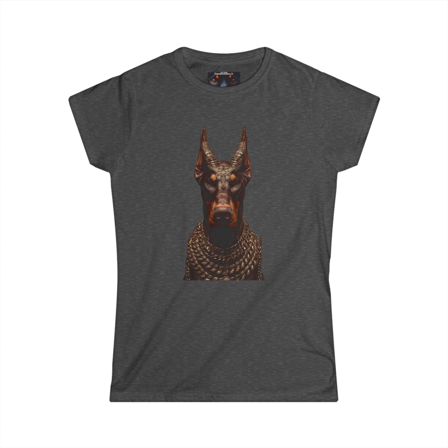 Doberman Goat 4 Women's Softstyle Tee