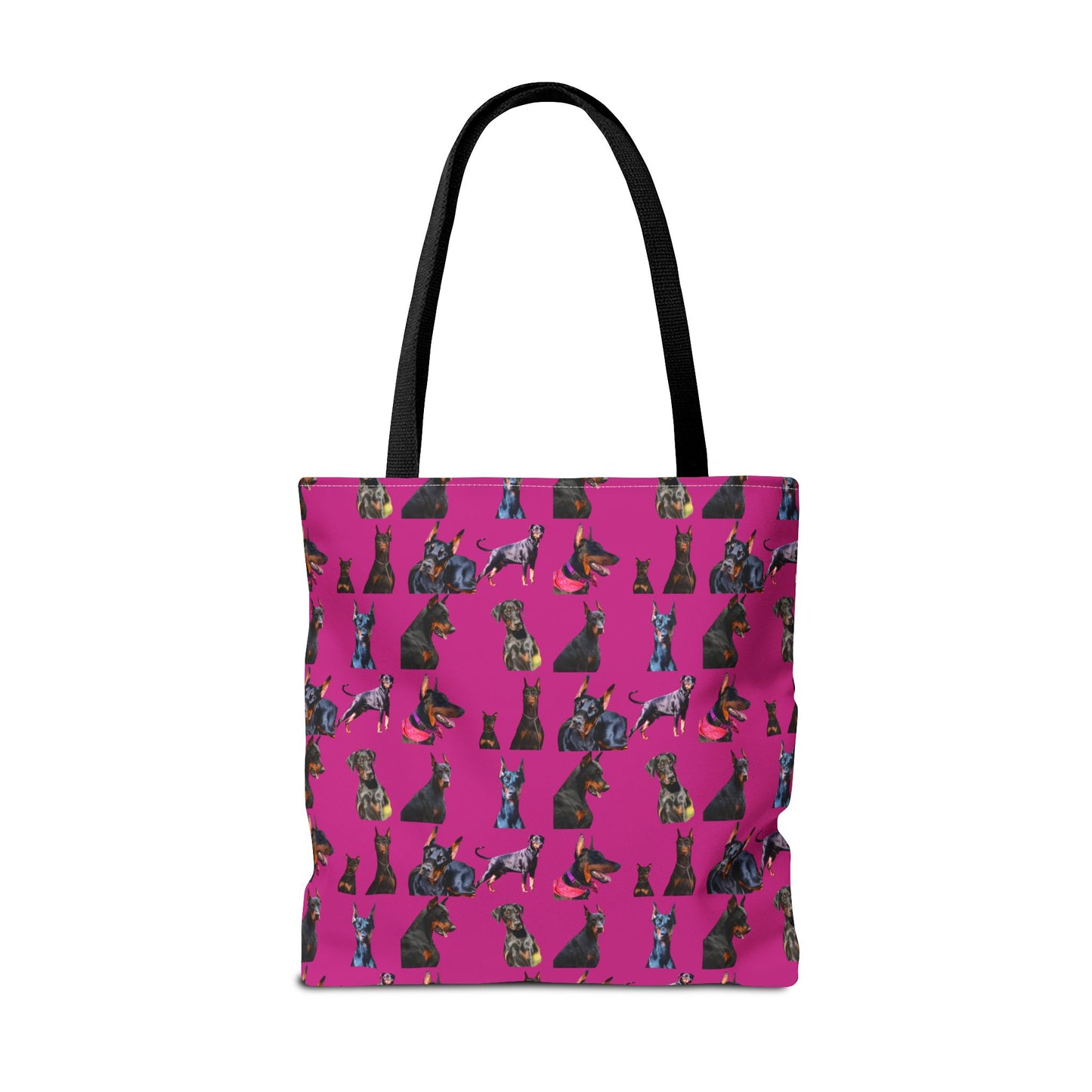 Edition 7 Doberman Model Pattern Pink Tote Bag