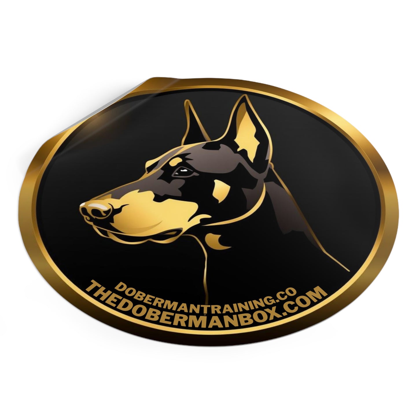 Doberman Decal (thedobermanbox.com)