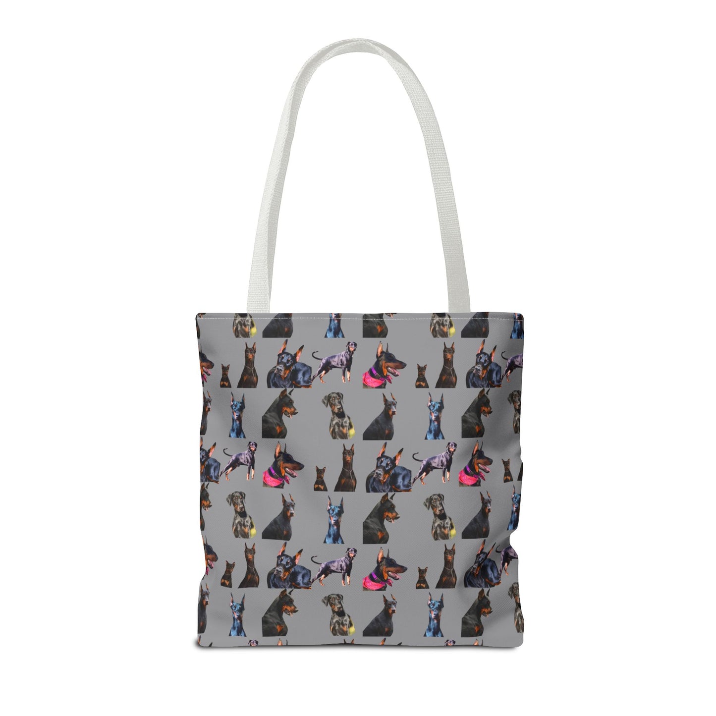 Edition 7 Doberman Model Pattern Gray Tote Bag