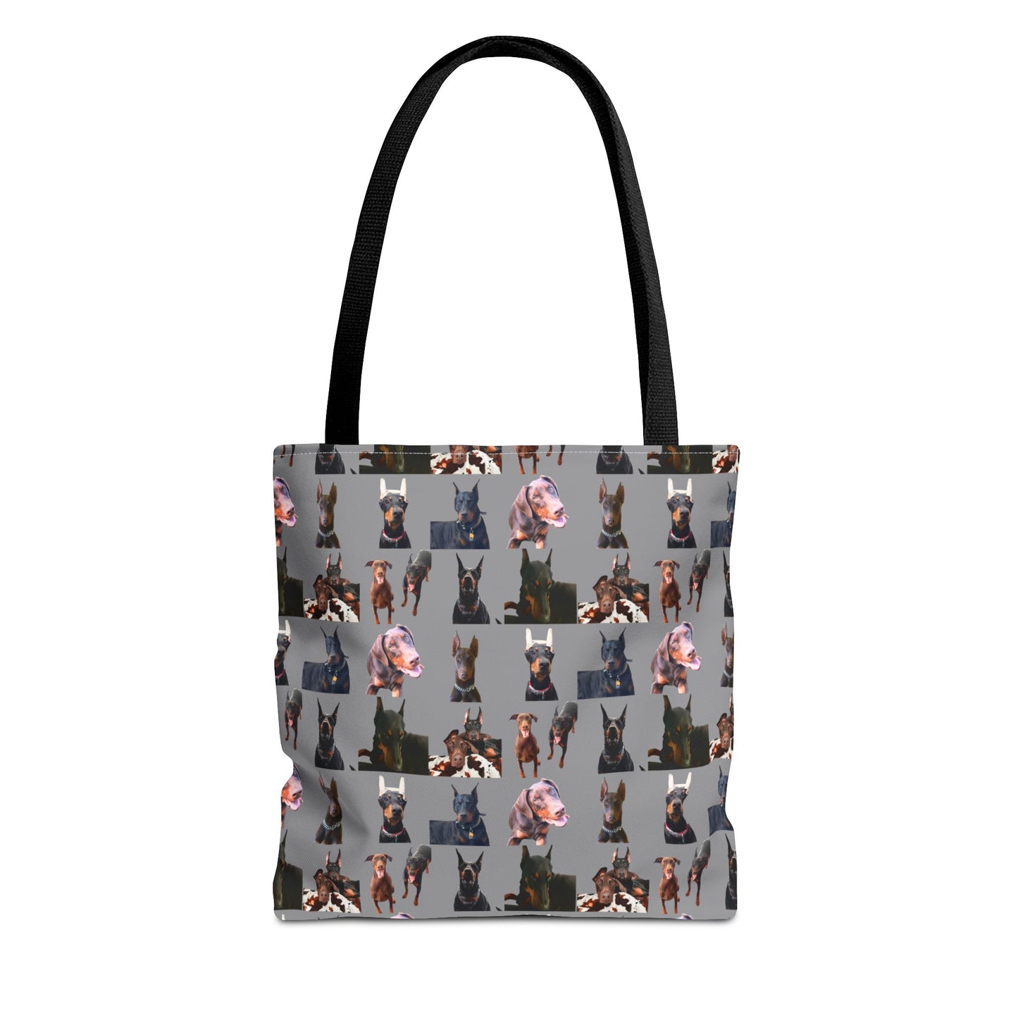 Edition 10 Doberman Model Pattern Gray Tote Bag