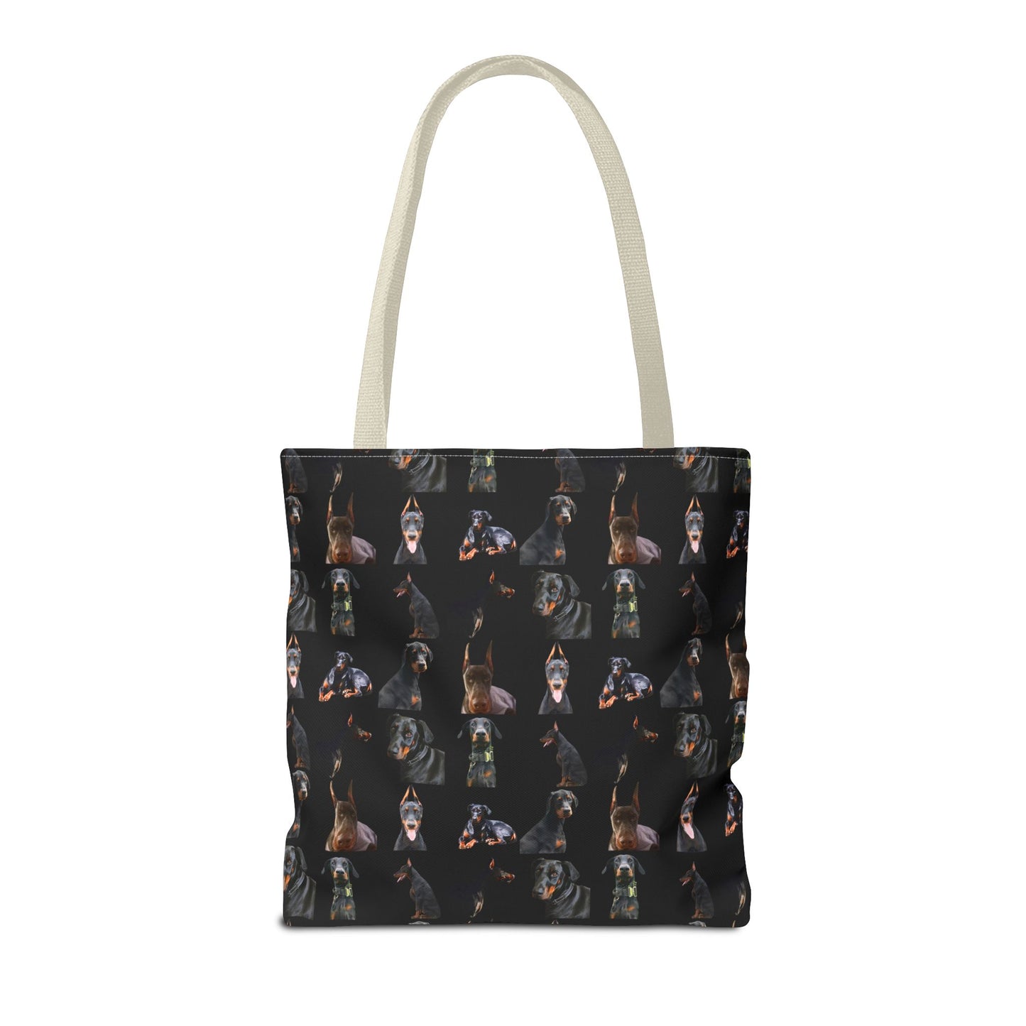 Edition 6 Doberman Model Pattern Black Tote Bag