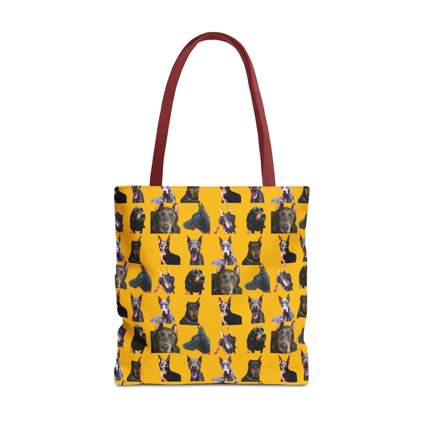 Edition 11 Doberman Model Pattern Yellow Tote Bag