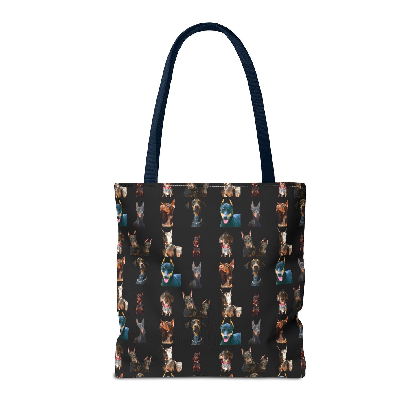 Edition 4 Doberman Model Pattern Black Tote Bag