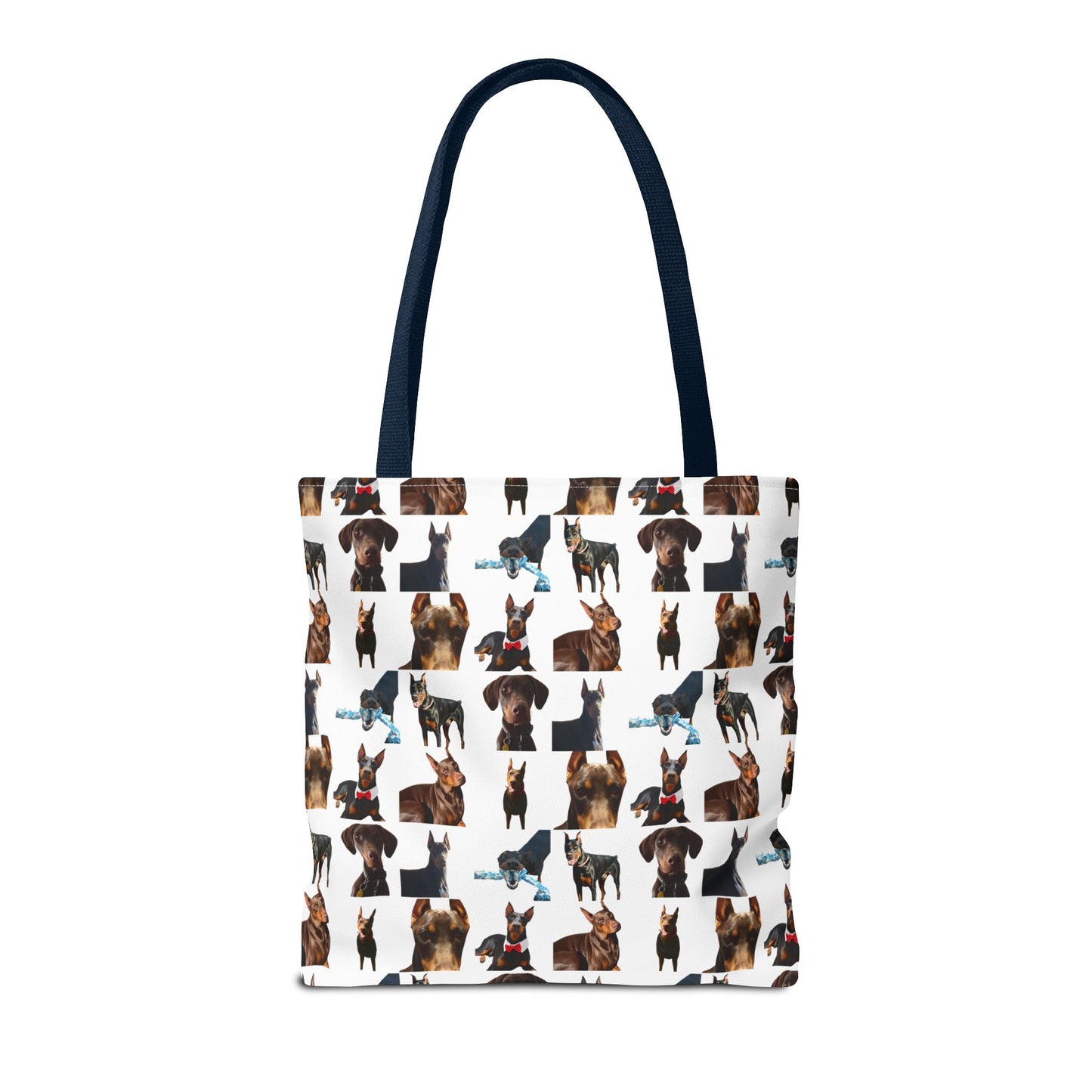 Edition 1 Doberman Model Pattern White Tote Bag
