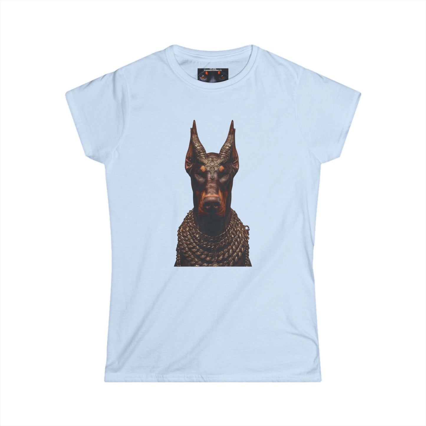 Doberman Goat 4 Women's Softstyle Tee