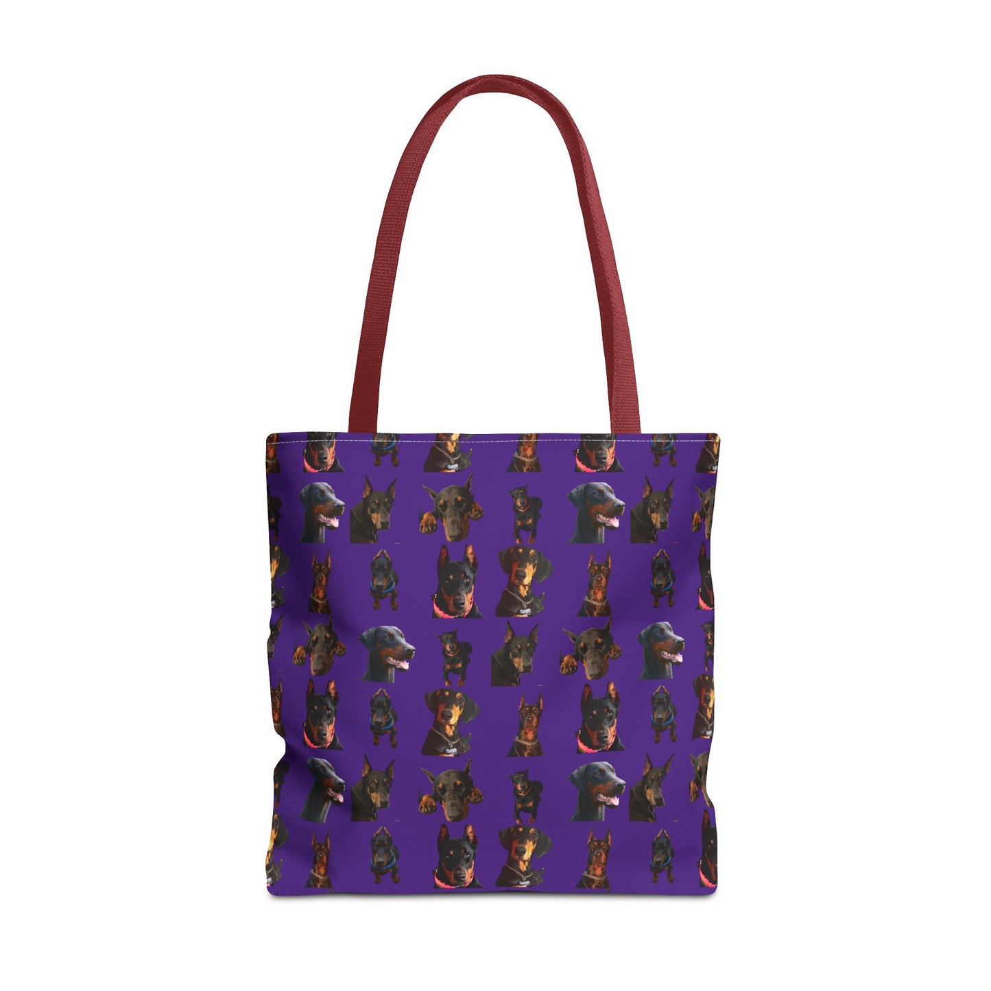 Edition 2 Doberman Model Pattern Purple Tote Bag