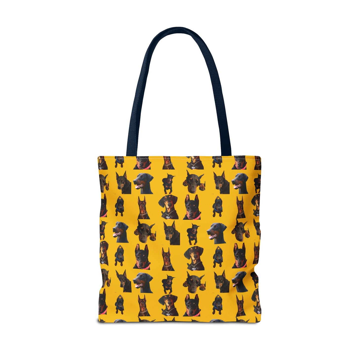 Edition 2 Doberman Model Pattern Yellow Tote Bag