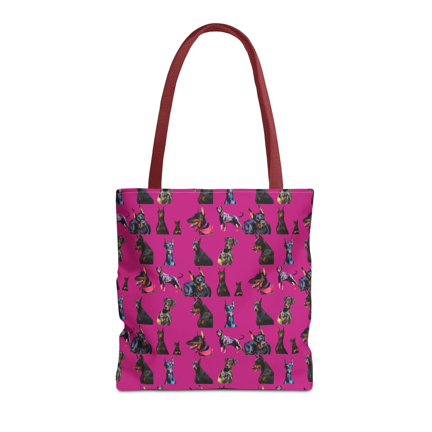 Edition 7 Doberman Model Pattern Pink Tote Bag