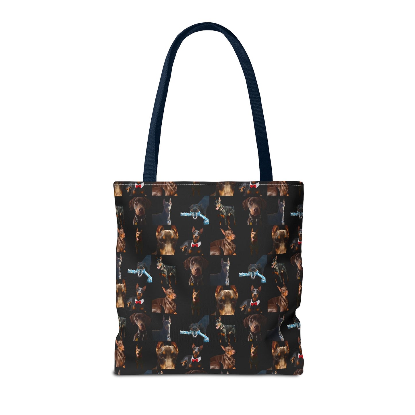 Edition 1 Doberman Model Pattern Black Tote Bag