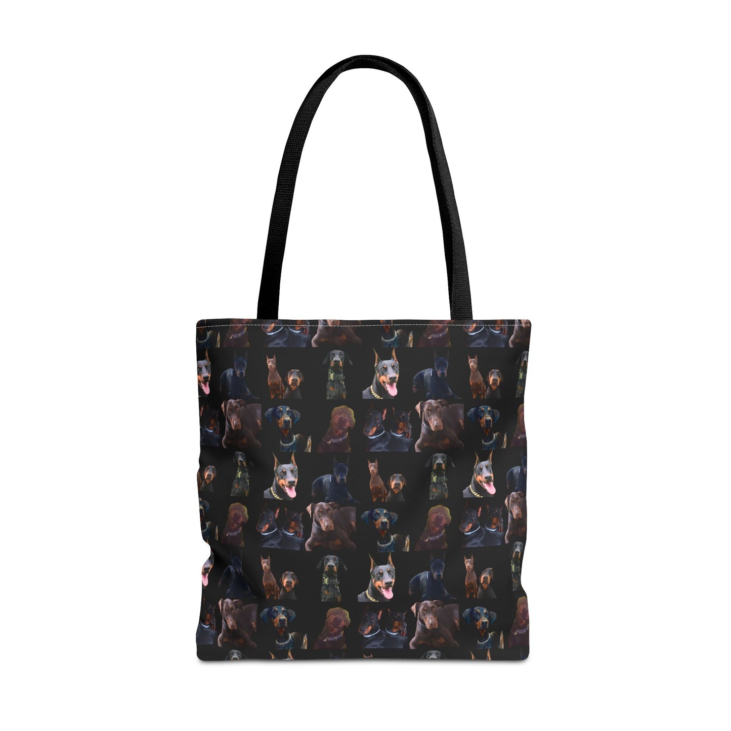 Edition 5 Doberman Model Pattern Black Tote Bag