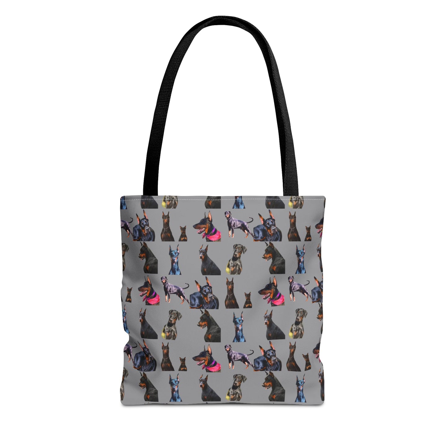 Edition 7 Doberman Model Pattern Gray Tote Bag