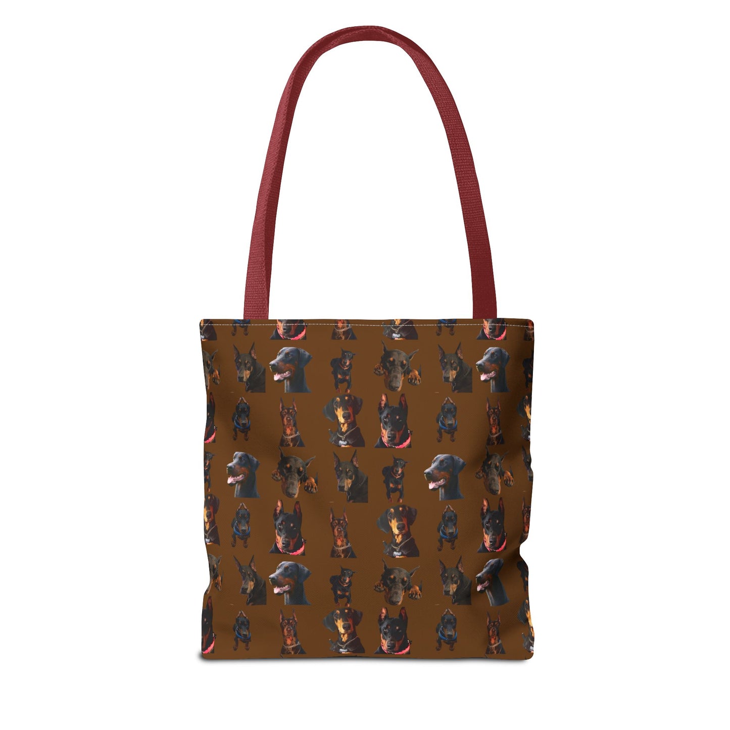 Edition 2 Doberman Model Pattern Brown Tote Bag