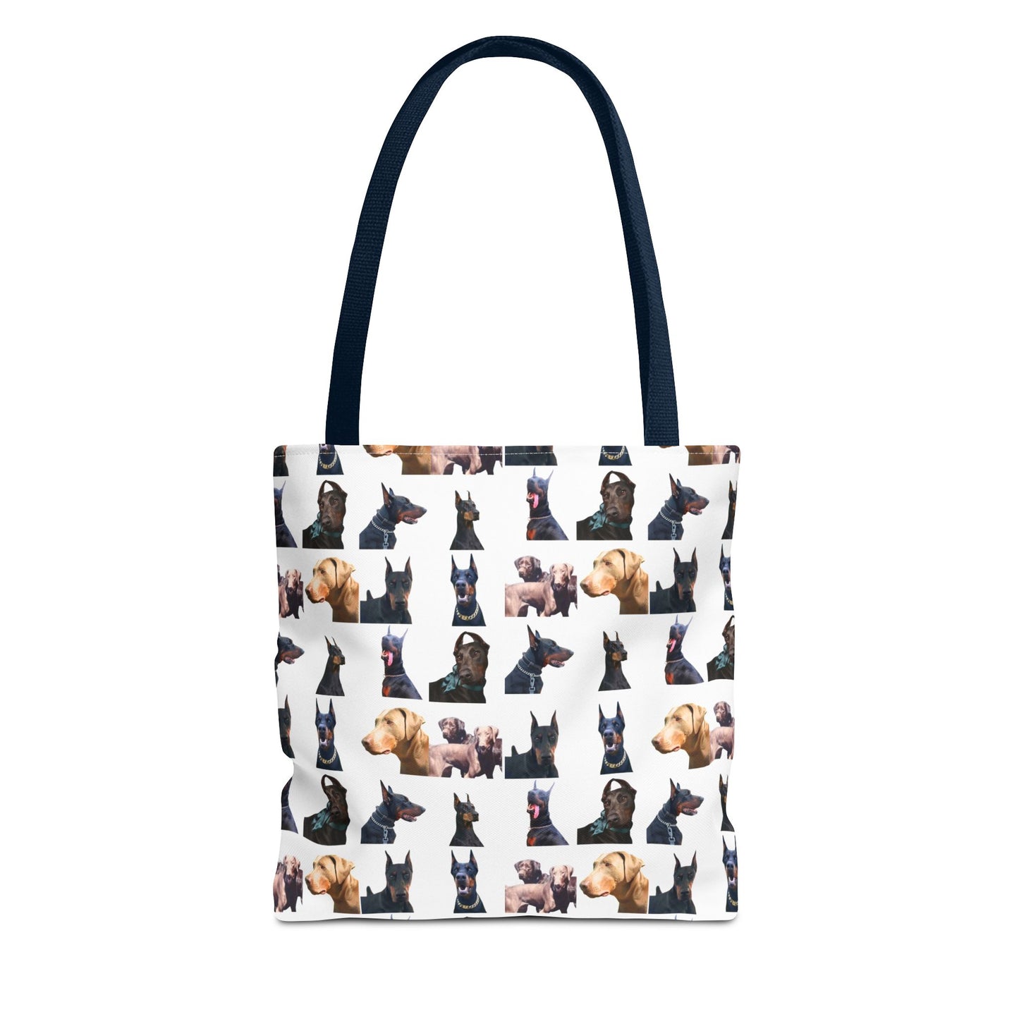 Edition 8 Doberman Model Pattern White Tote Bag