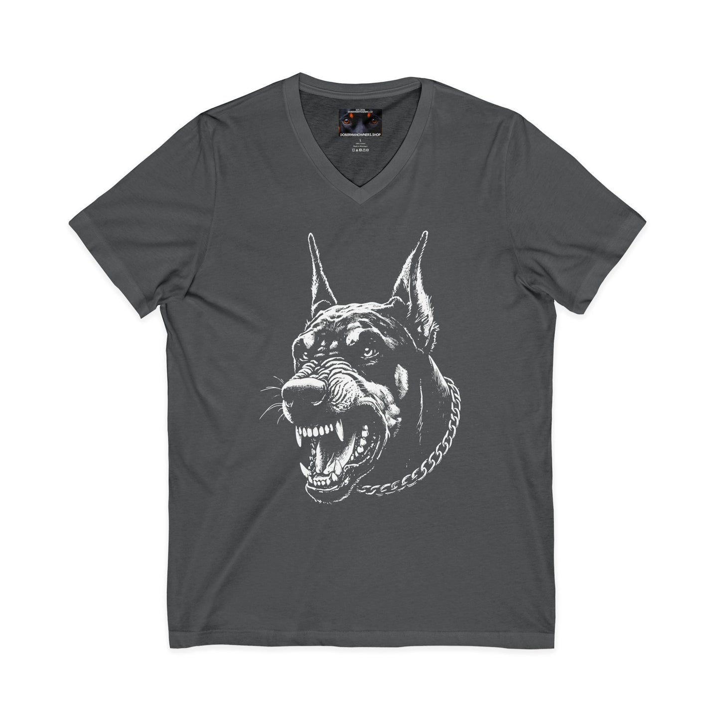 Protect 1 Private Label Unisex Jersey Short Sleeve V-Neck Tee