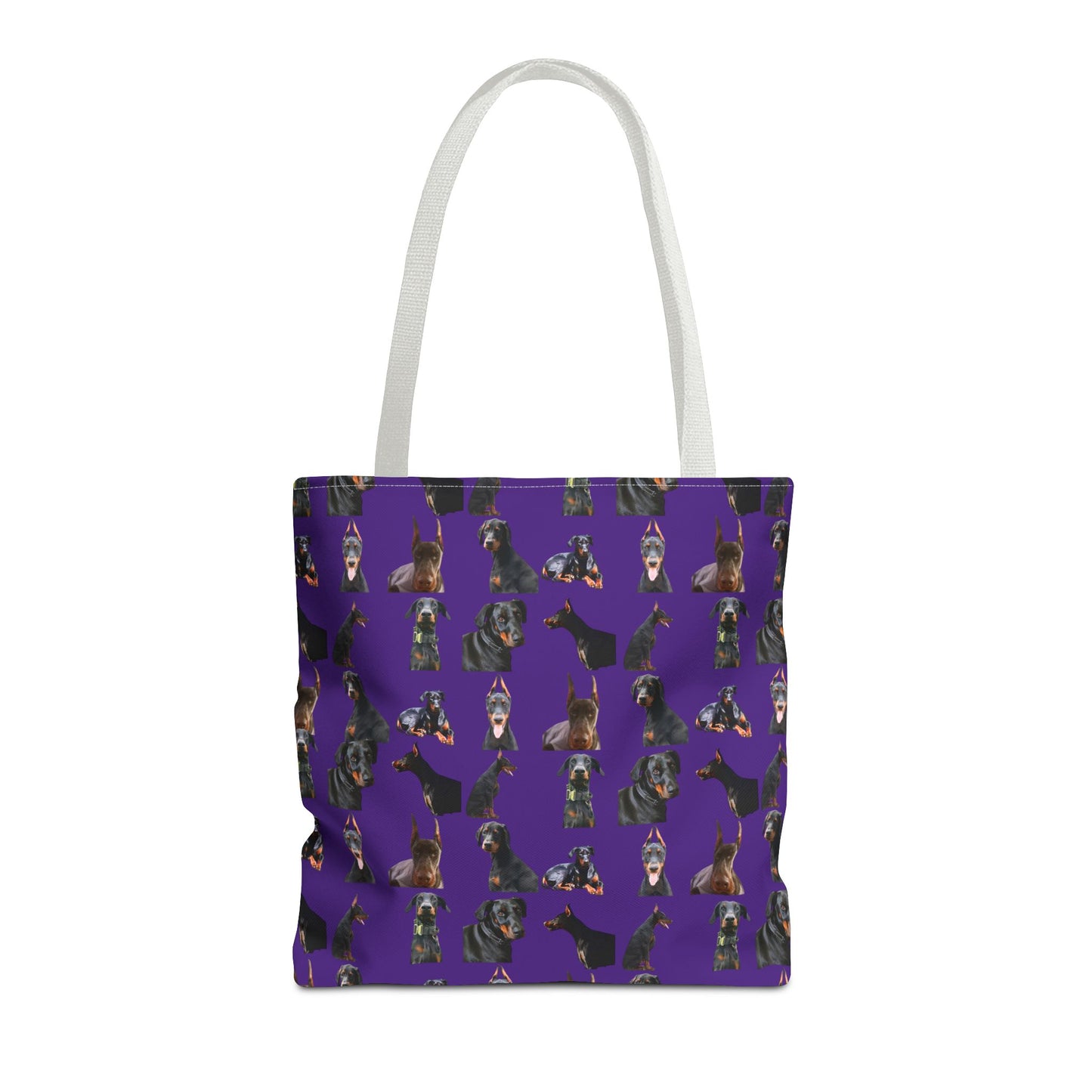 Edition 6 Doberman Model Pattern Purple Tote Bag