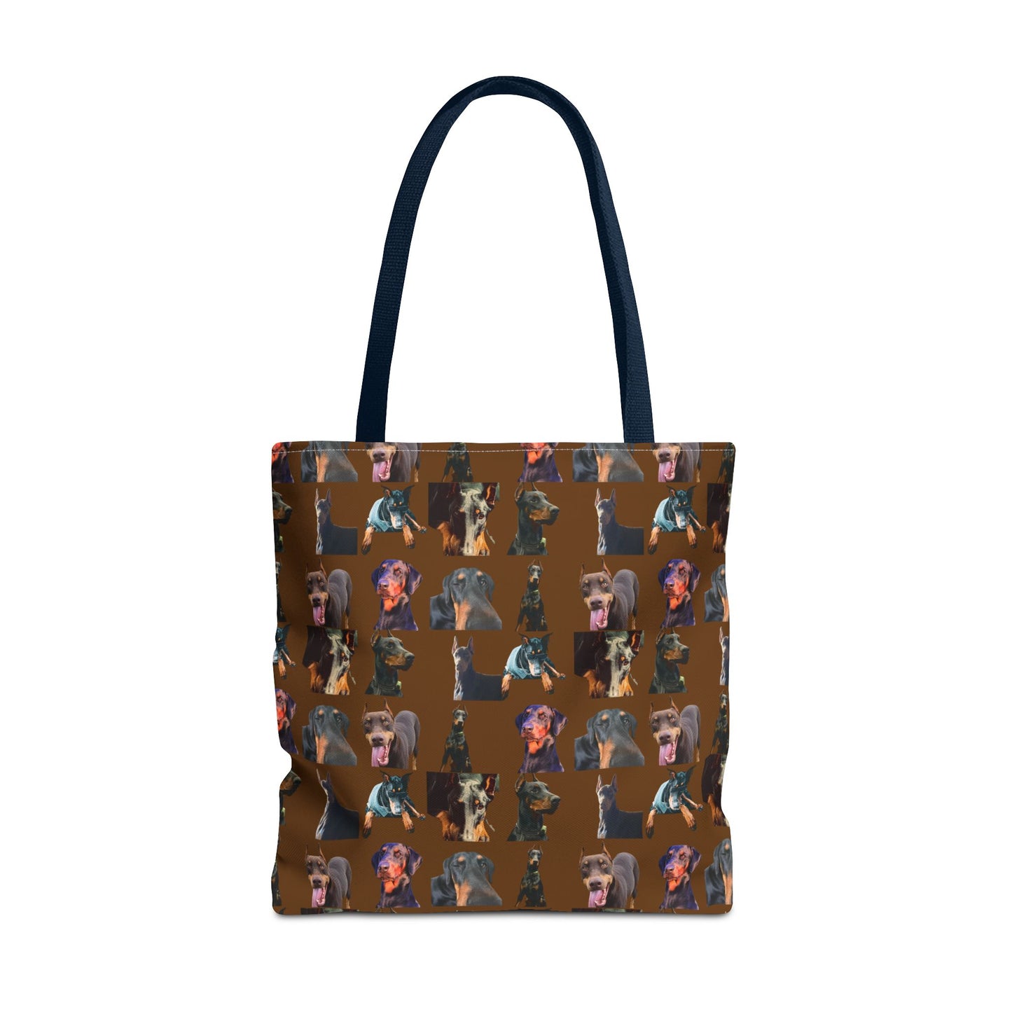 Edition 3 Doberman Model Pattern Brown Tote Bag