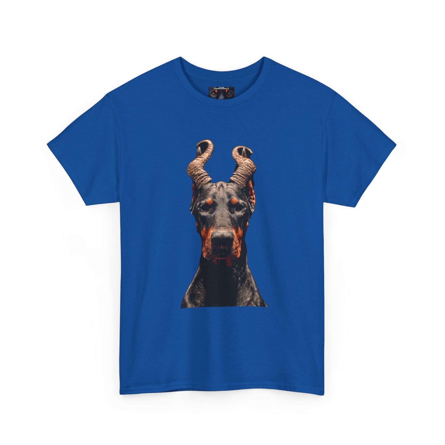 Doberman Goat 1Private Lable Unisex Heavy Cotton Tee
