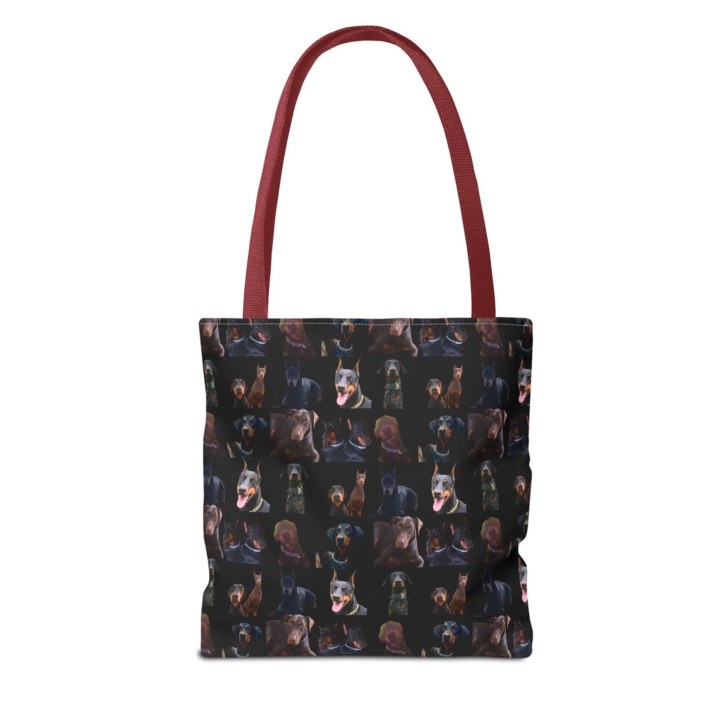 Edition 5 Doberman Model Pattern Black Tote Bag
