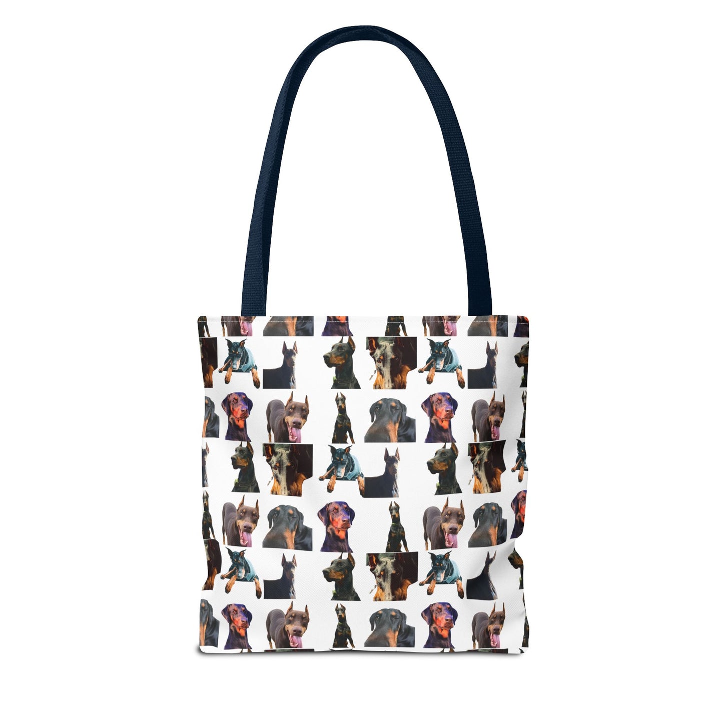 Edition 3 Doberman Model Pattern White Tote Bag