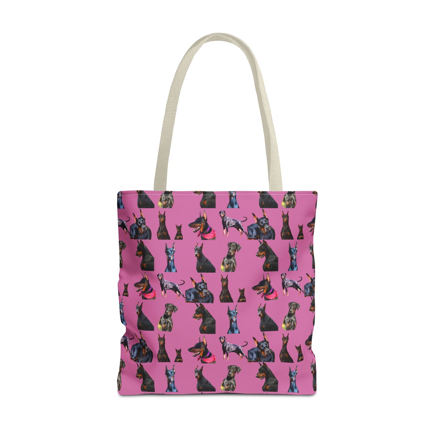 Edition 7 Doberman Model Pattern Light Pink Tote Bag