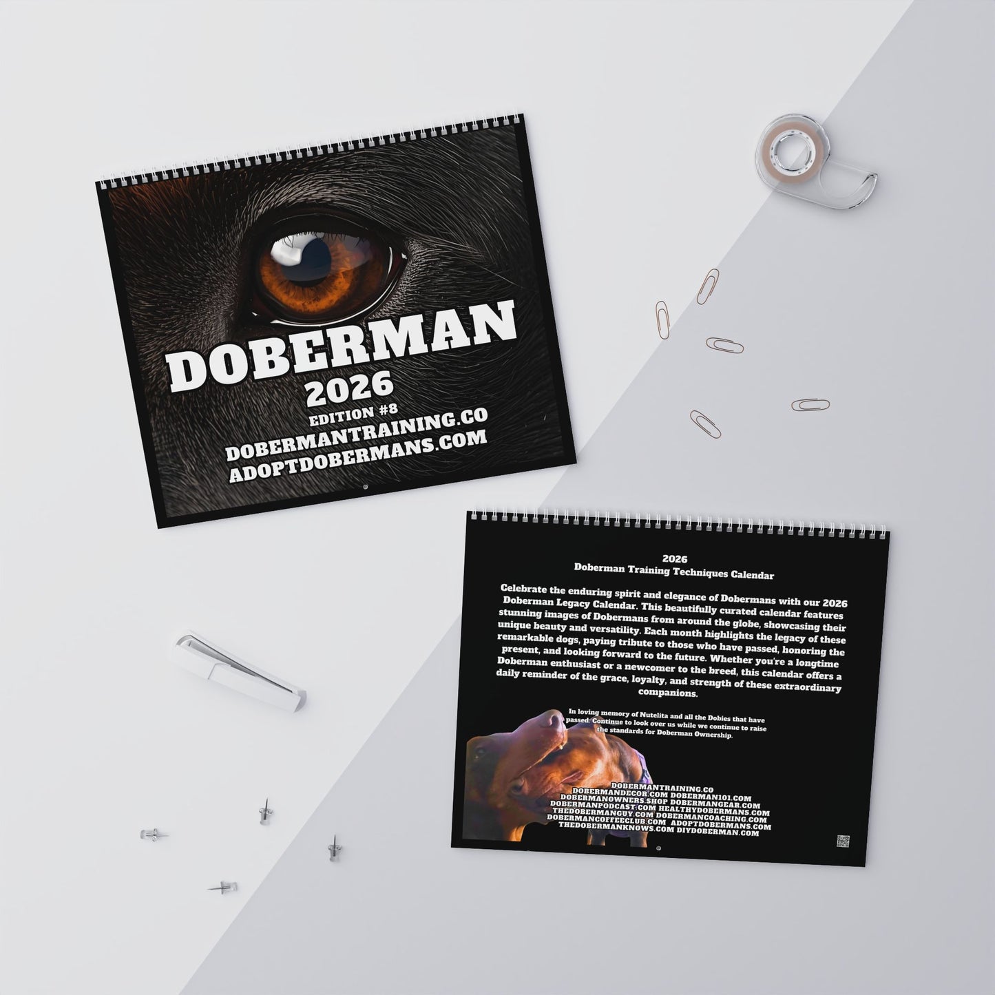 Edition 8 2026 Doberman Calendars