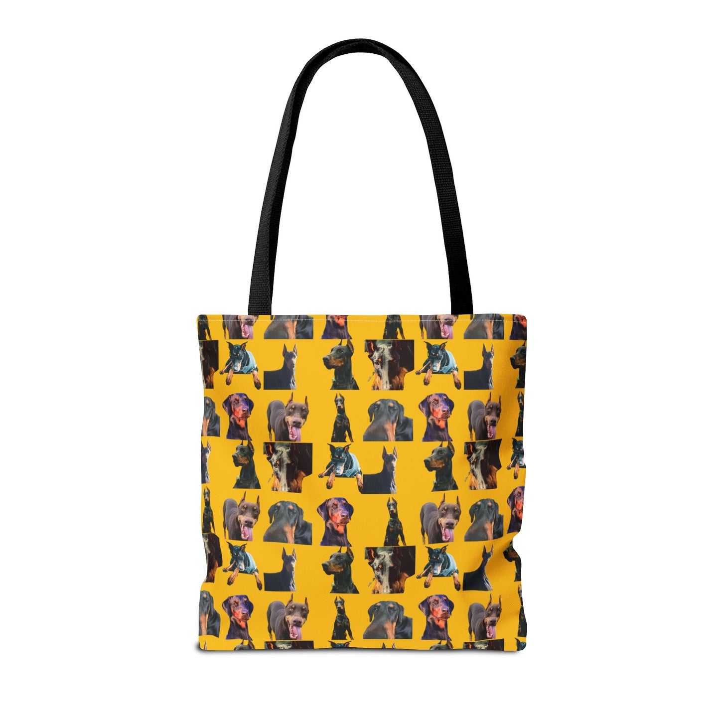 Edition 3 Doberman Model Pattern Yellow Tote Bag