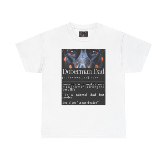 Doberman Dad S1 Private Lable Unisex Heavy Cotton Tee