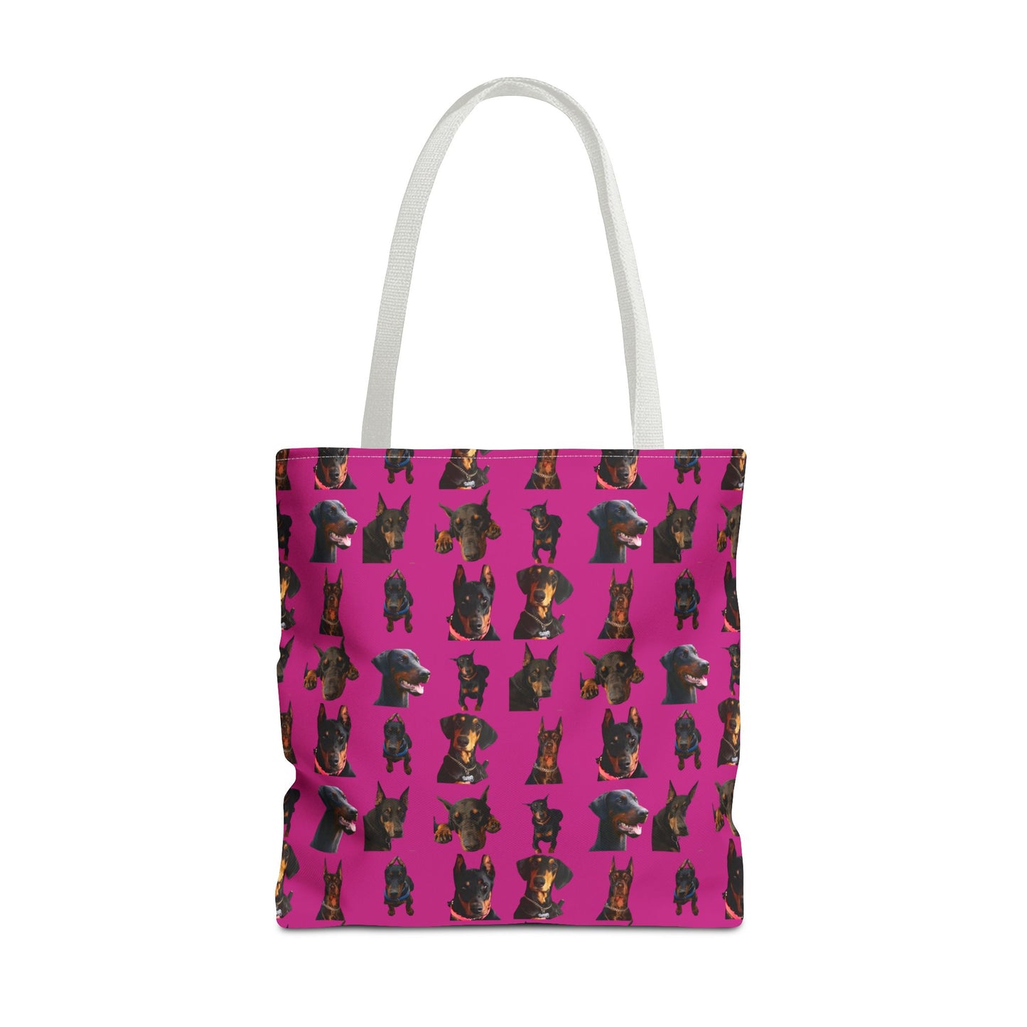 Edition 2 Doberman Model Pattern Miami Pink Tote Bag