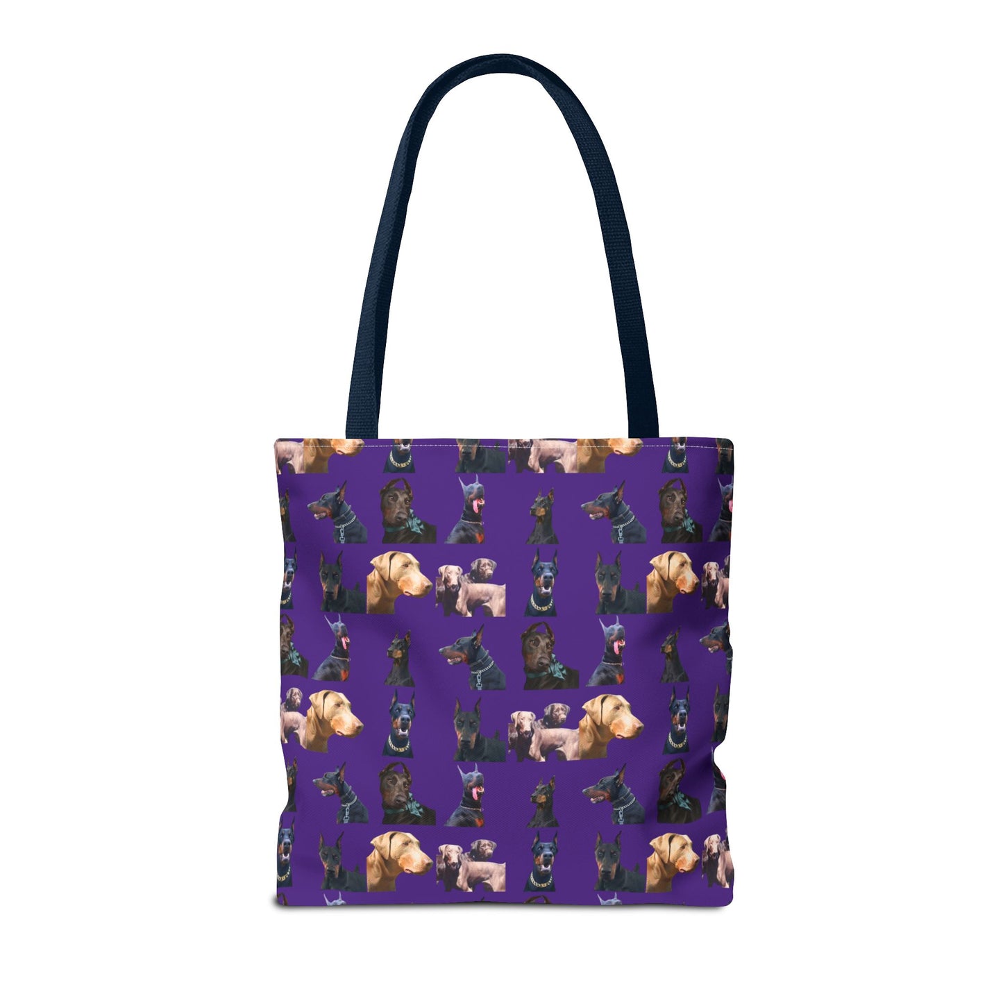 Edition 8 Doberman Model Pattern Purple Tote Bag