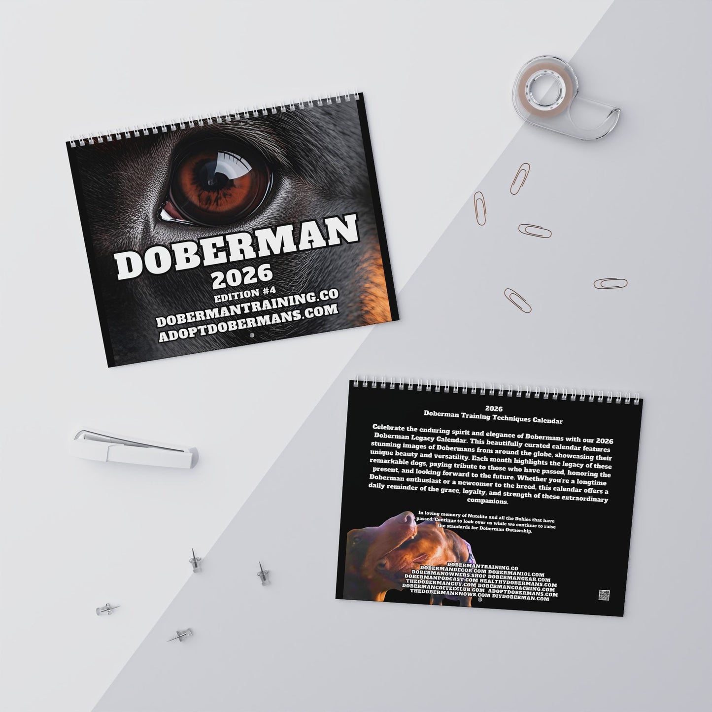 Edition 4 2026 Doberman Calendars