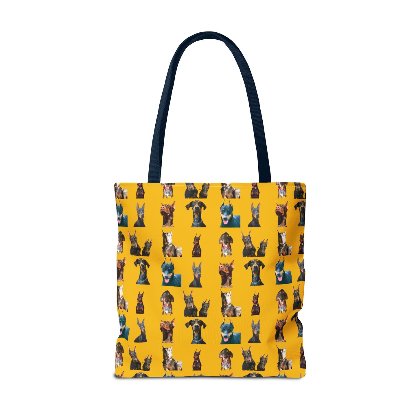 Edition 4 Doberman Model Pattern Yellow Tote Bag