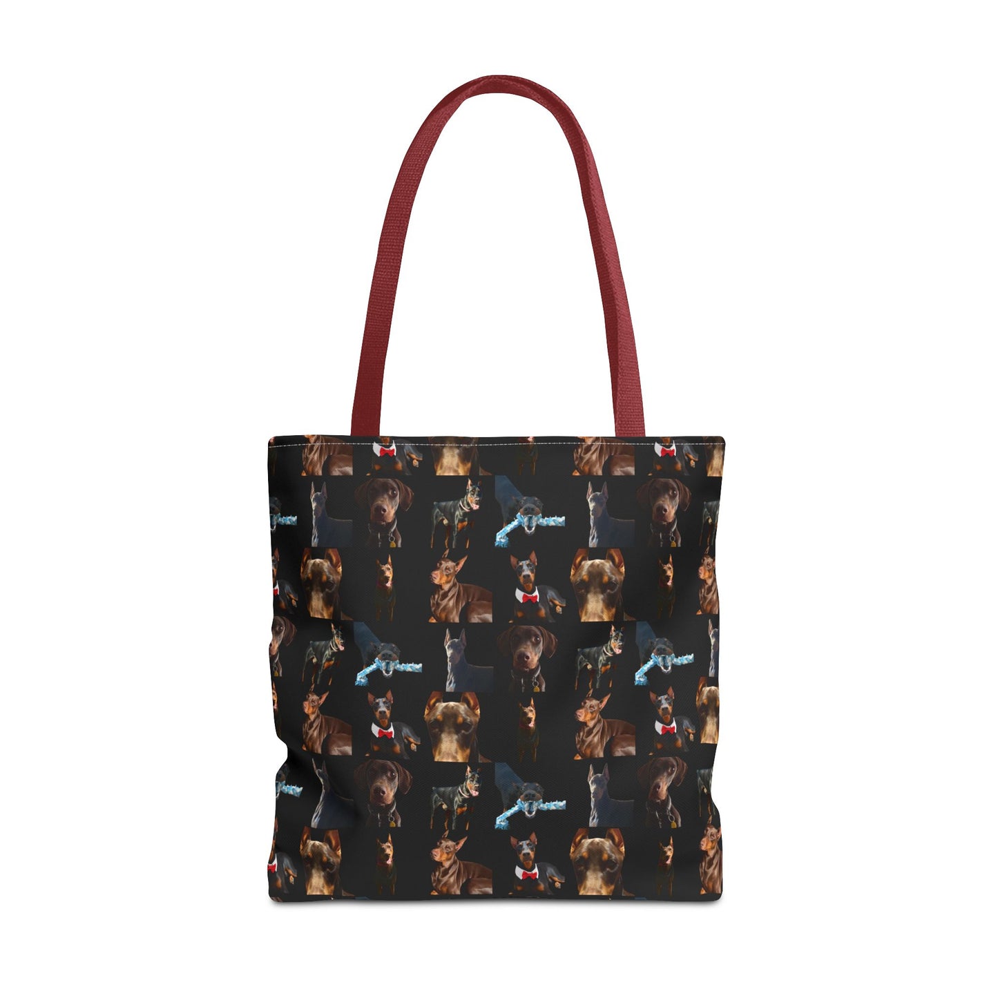 Edition 1 Doberman Model Pattern Black Tote Bag
