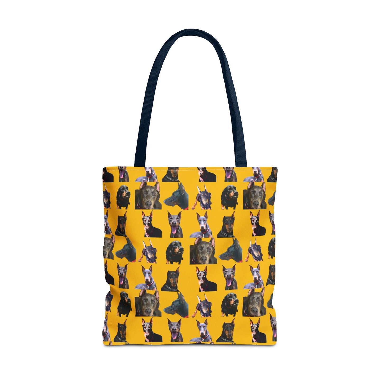 Edition 11 Doberman Model Pattern Yellow Tote Bag