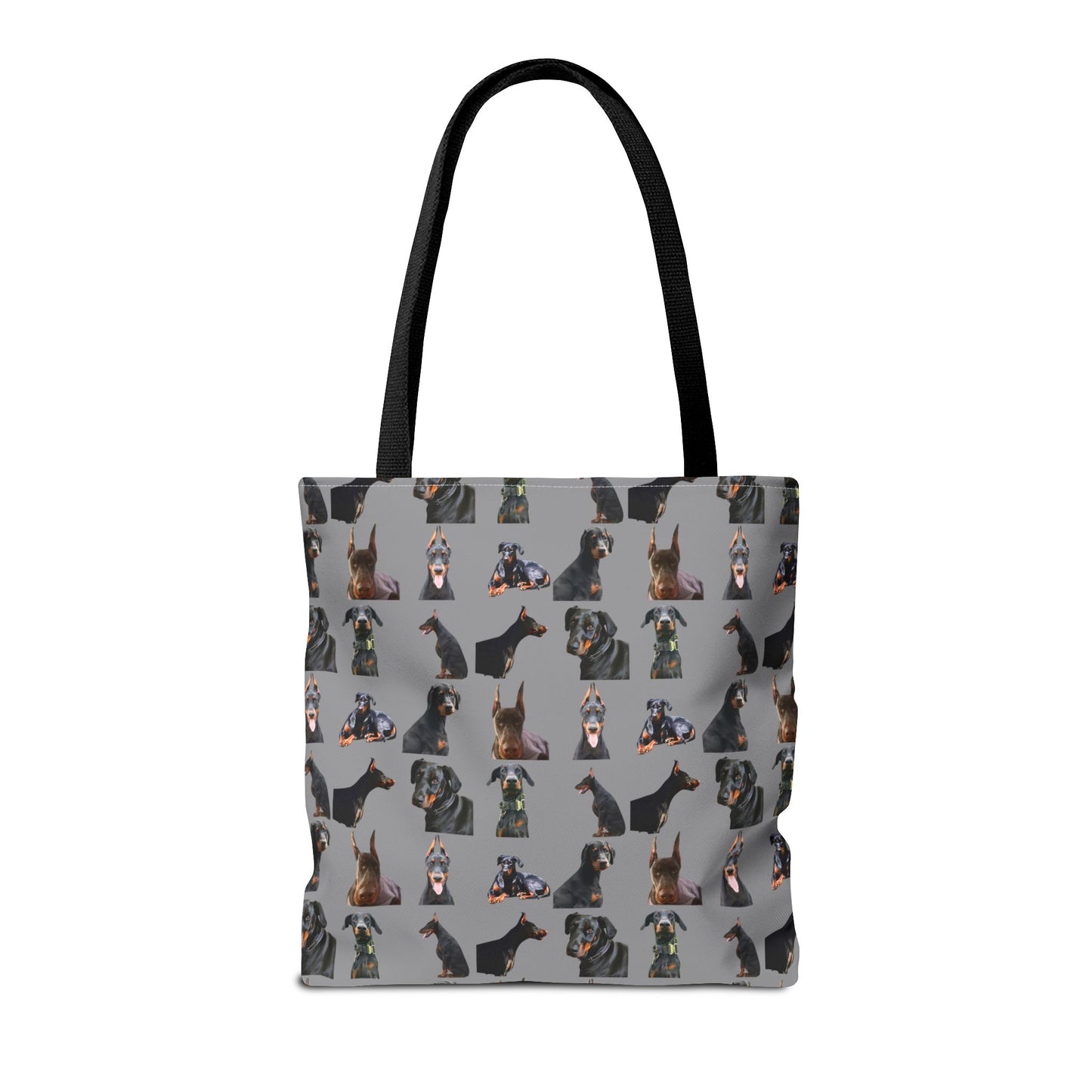 Edition 6 Doberman Model Pattern Gray Tote Bag