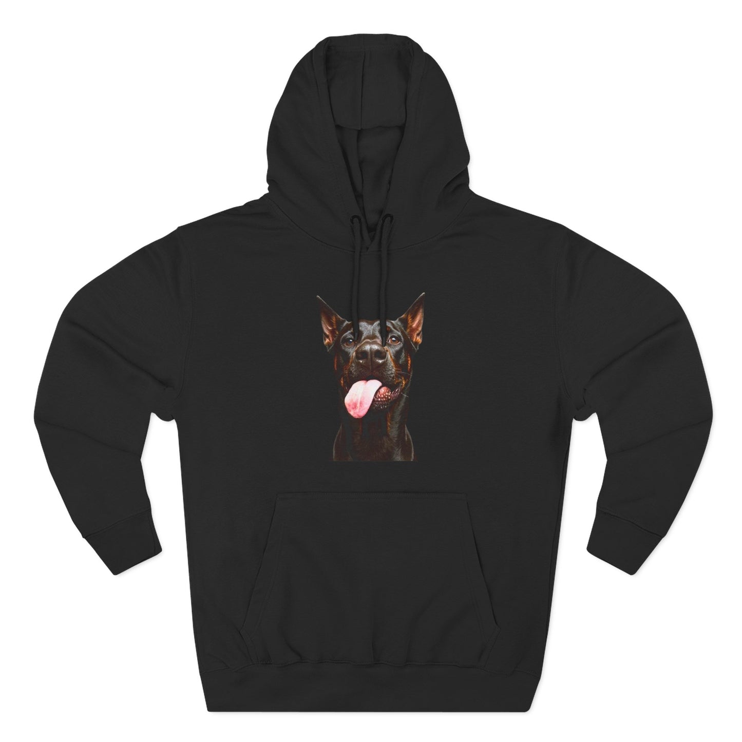 Tongue 1 Three-Panel Fleece Hoodie