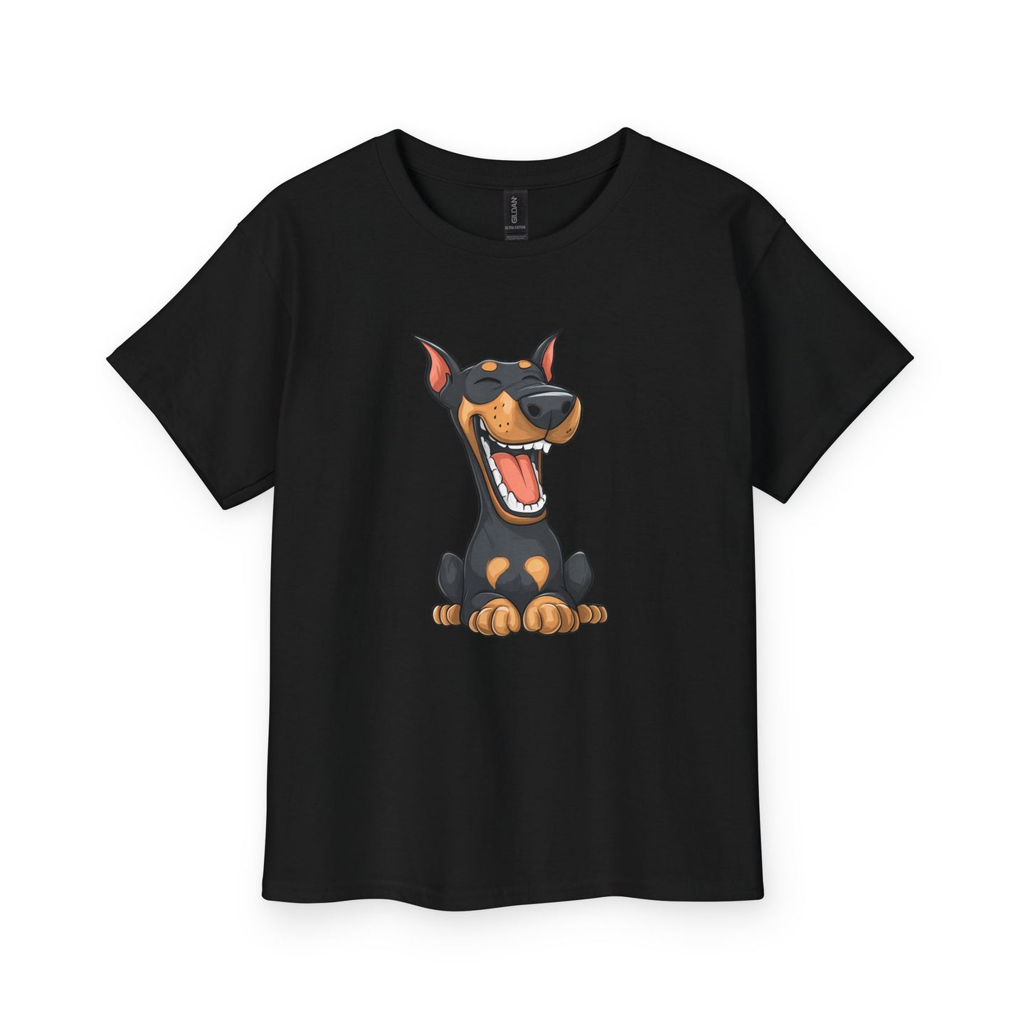 Kids Tee — Cute Doberman Puppy 3 Graphic