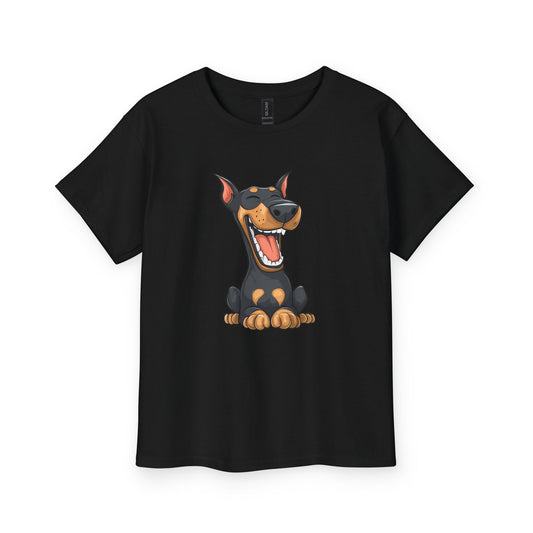 Kids Tee — Cute Doberman Puppy 3 Graphic