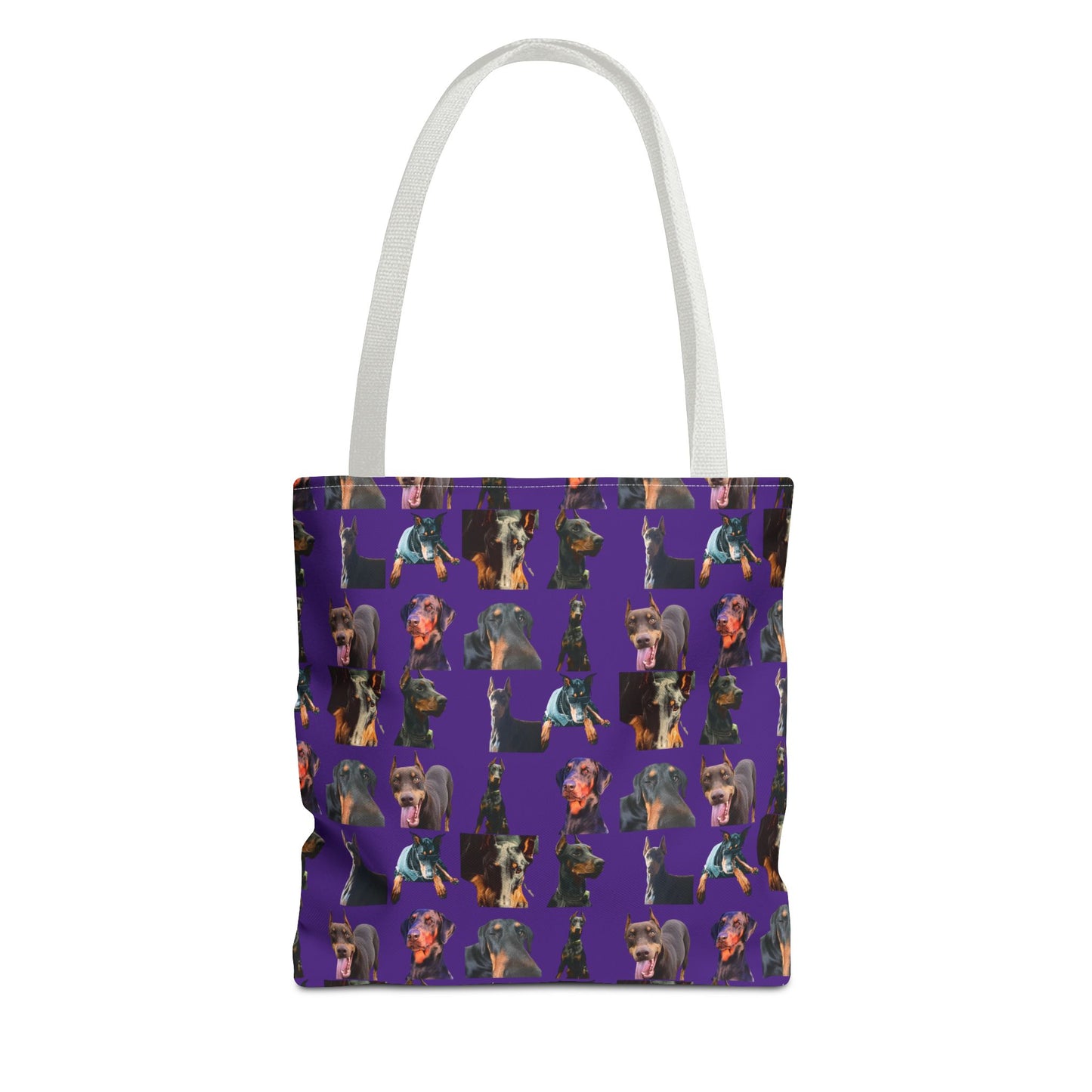 Edition 3 Doberman Model Pattern Purple Tote Bag
