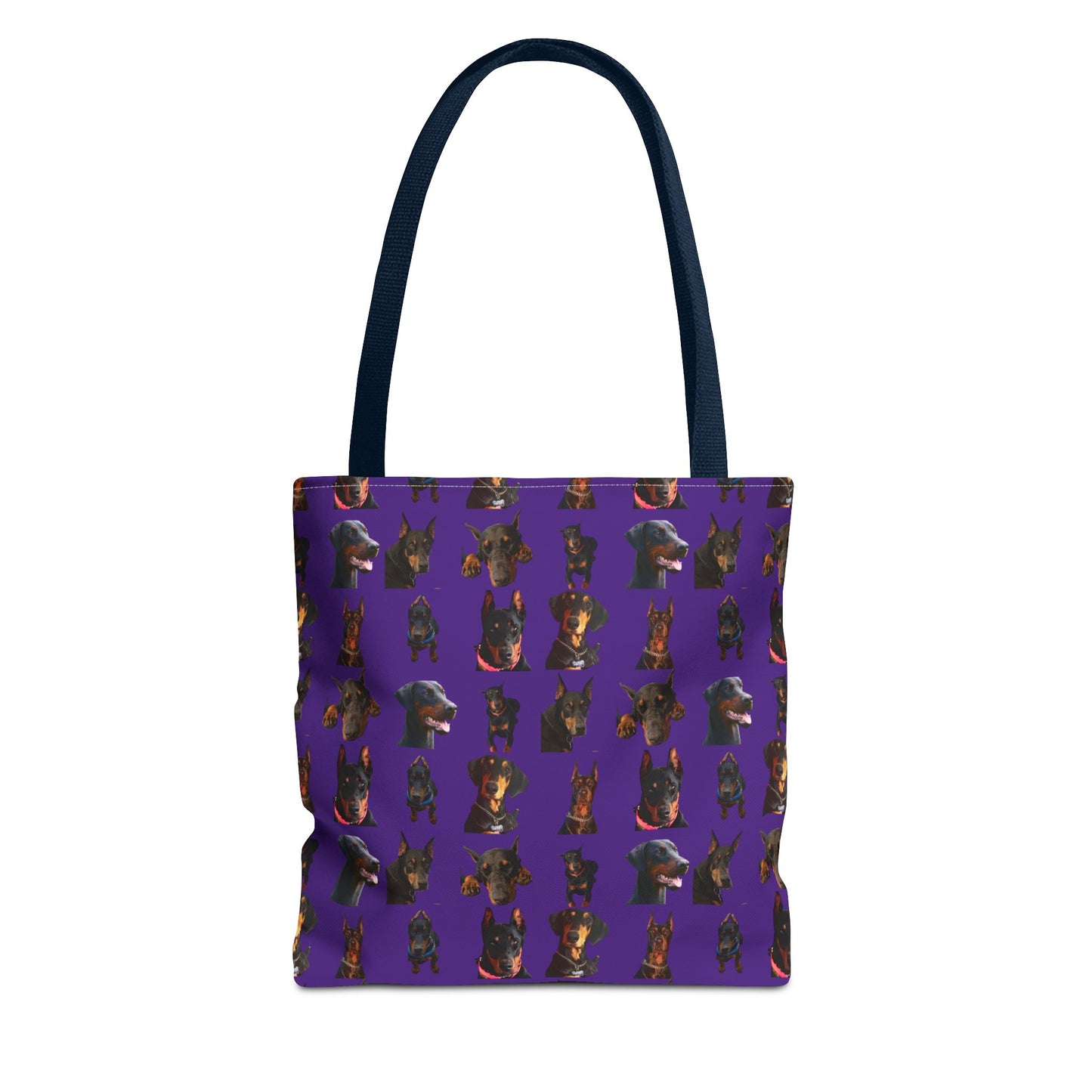 Edition 2 Doberman Model Pattern Purple Tote Bag