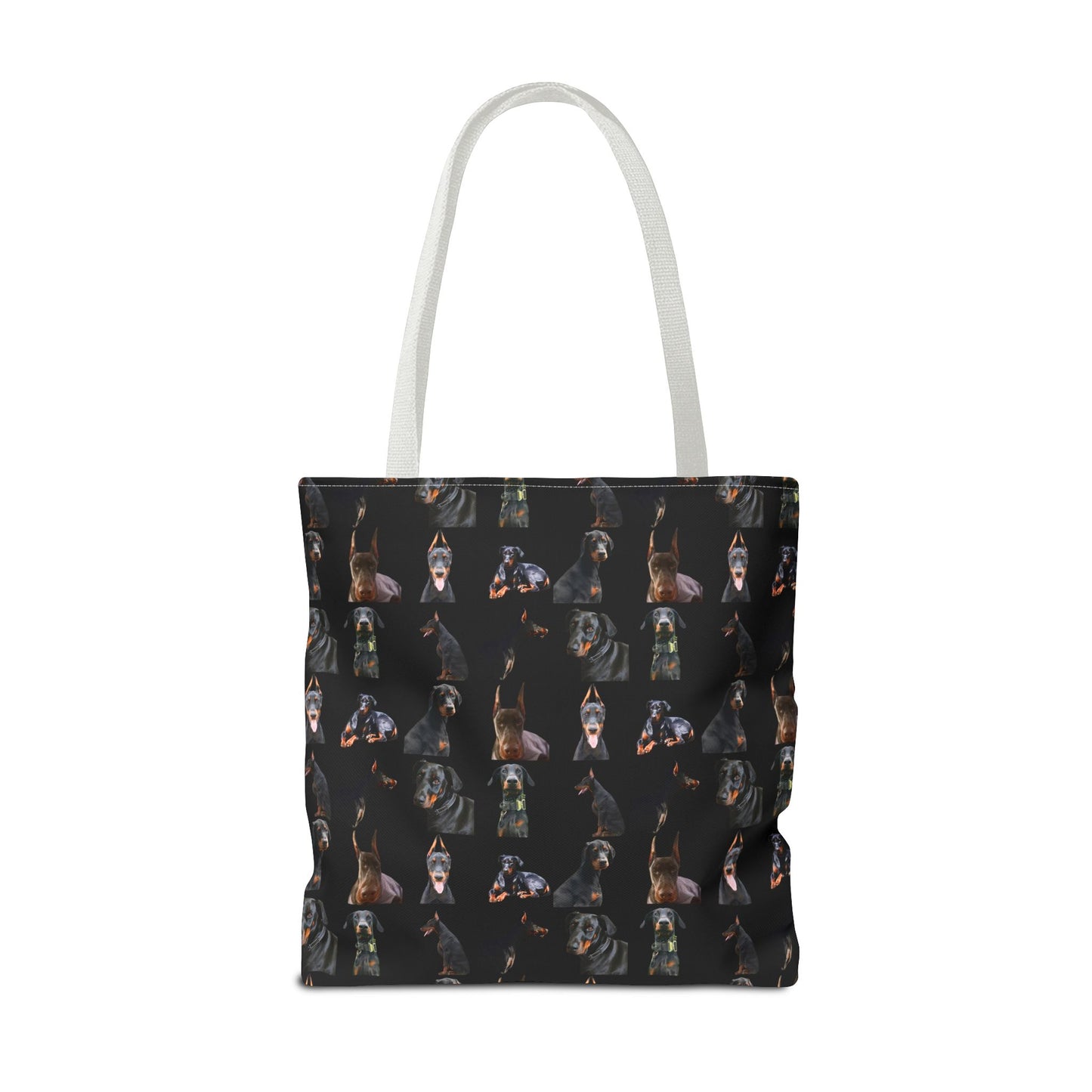 Edition 6 Doberman Model Pattern Black Tote Bag