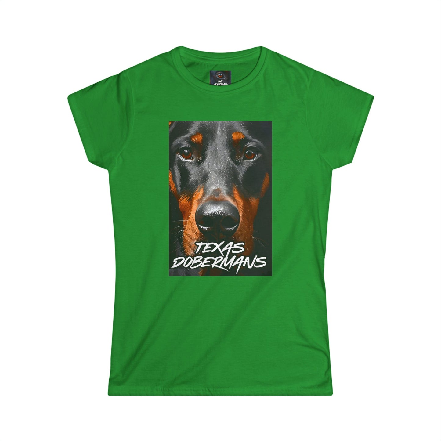 Doberman Texas 1 Women's Softstyle Tee